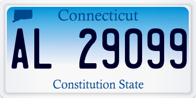 CT license plate AL29099