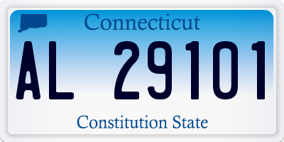 CT license plate AL29101