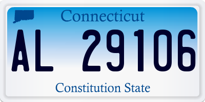 CT license plate AL29106