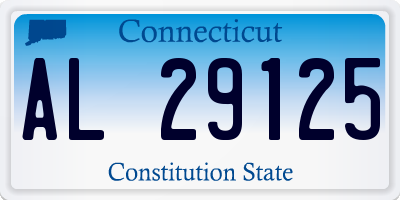 CT license plate AL29125