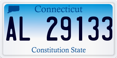 CT license plate AL29133