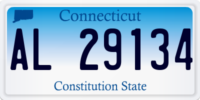 CT license plate AL29134