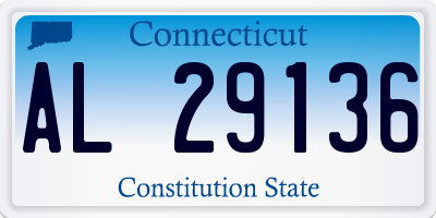 CT license plate AL29136