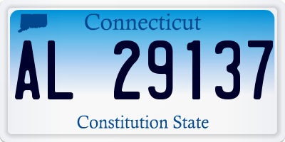 CT license plate AL29137