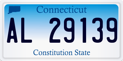 CT license plate AL29139