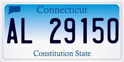 CT license plate AL29150