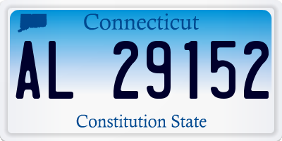 CT license plate AL29152