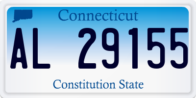 CT license plate AL29155