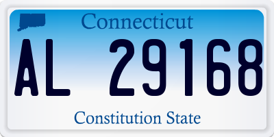 CT license plate AL29168