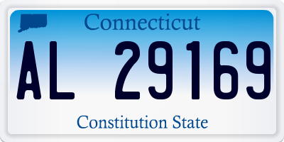 CT license plate AL29169