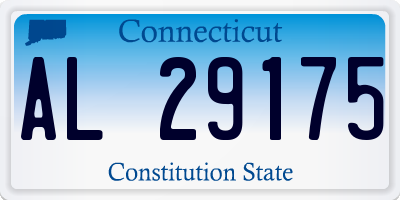 CT license plate AL29175
