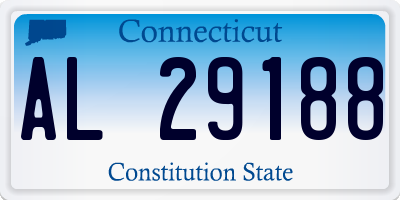 CT license plate AL29188