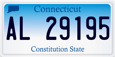 CT license plate AL29195