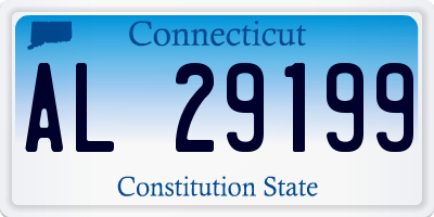 CT license plate AL29199