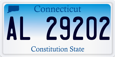 CT license plate AL29202