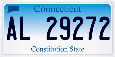 CT license plate AL29272