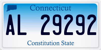 CT license plate AL29292