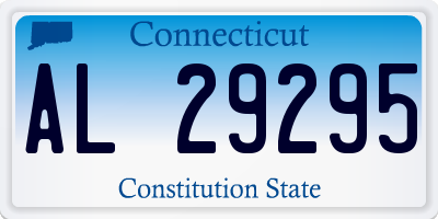 CT license plate AL29295