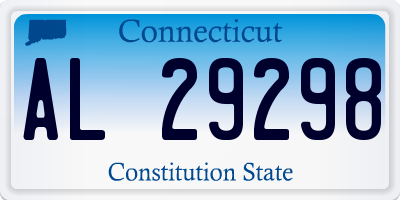 CT license plate AL29298
