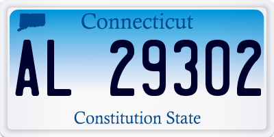 CT license plate AL29302