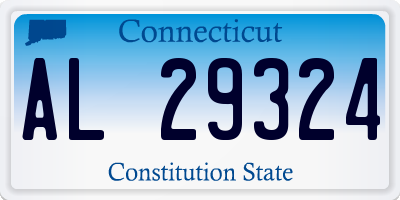CT license plate AL29324
