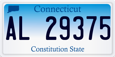 CT license plate AL29375
