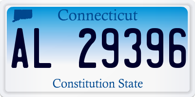 CT license plate AL29396