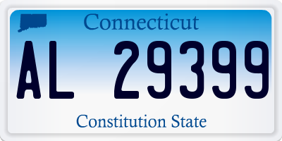 CT license plate AL29399