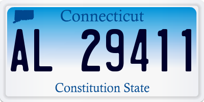 CT license plate AL29411