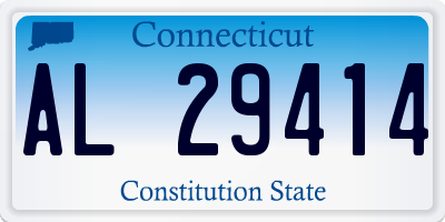 CT license plate AL29414
