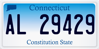 CT license plate AL29429