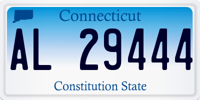 CT license plate AL29444