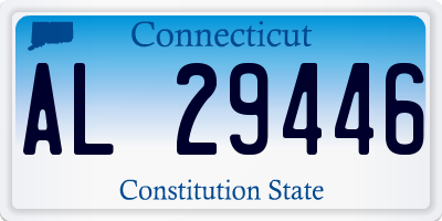 CT license plate AL29446