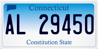 CT license plate AL29450