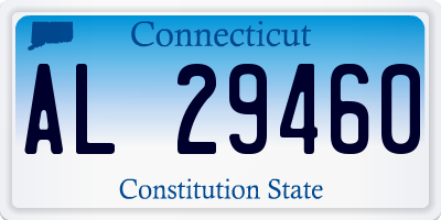 CT license plate AL29460