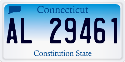 CT license plate AL29461