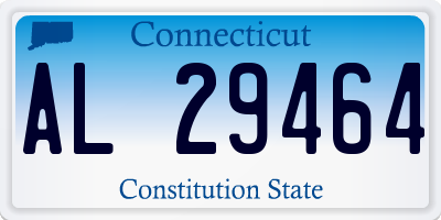 CT license plate AL29464