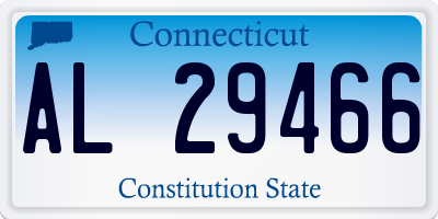 CT license plate AL29466