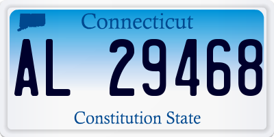 CT license plate AL29468