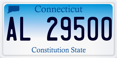 CT license plate AL29500