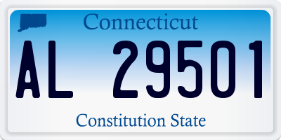 CT license plate AL29501