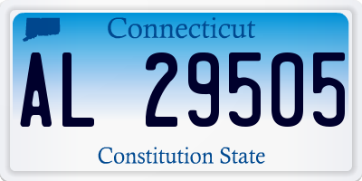 CT license plate AL29505