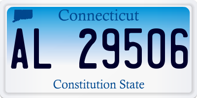 CT license plate AL29506