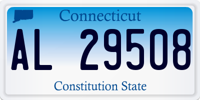 CT license plate AL29508