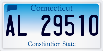 CT license plate AL29510