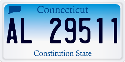 CT license plate AL29511
