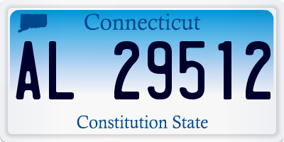 CT license plate AL29512