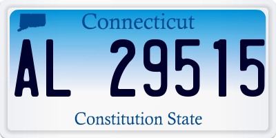 CT license plate AL29515
