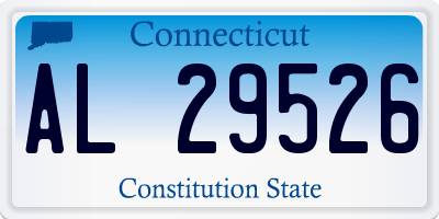 CT license plate AL29526