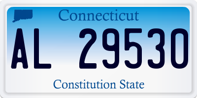 CT license plate AL29530
